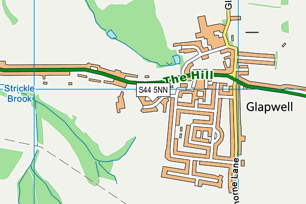 S44 5NN map - OS VectorMap District (Ordnance Survey)