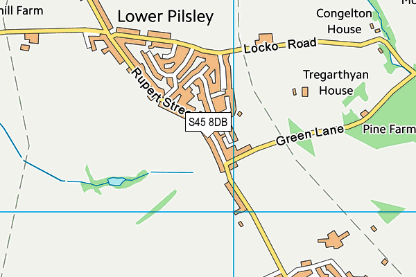 Park House Primary School map (S45 8DB) - OS VectorMap District (Ordnance Survey)