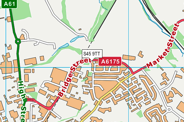 S45 9TT map - OS VectorMap District (Ordnance Survey)
