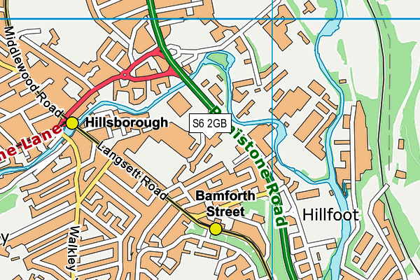 S6 2GB map - OS VectorMap District (Ordnance Survey)