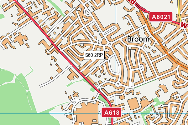 S60 2RP map - OS VectorMap District (Ordnance Survey)