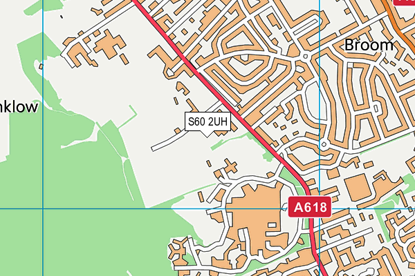 S60 2UH map - OS VectorMap District (Ordnance Survey)