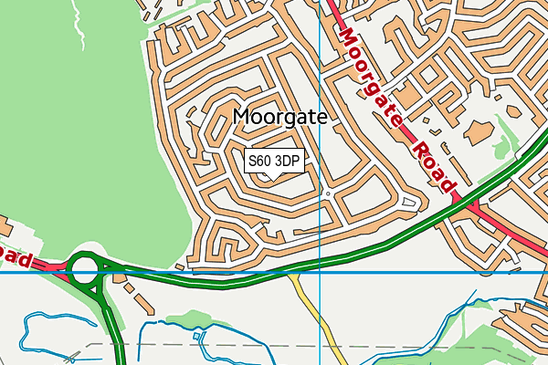 S60 3DP map - OS VectorMap District (Ordnance Survey)