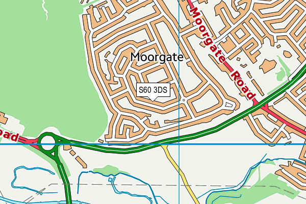 S60 3DS map - OS VectorMap District (Ordnance Survey)