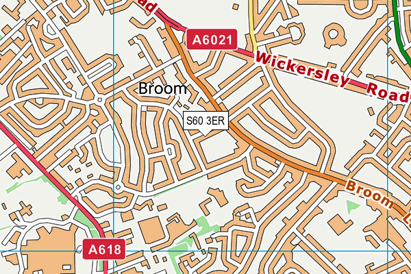 S60 3ER map - OS VectorMap District (Ordnance Survey)