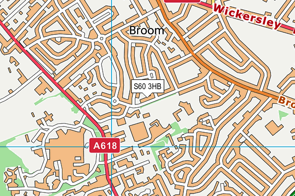 S60 3HB map - OS VectorMap District (Ordnance Survey)