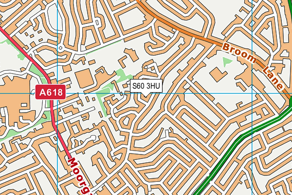 S60 3HU map - OS VectorMap District (Ordnance Survey)