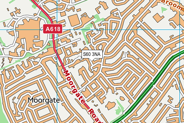 S60 3NA map - OS VectorMap District (Ordnance Survey)