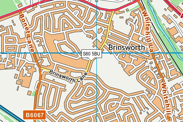 S60 5BU map - OS VectorMap District (Ordnance Survey)