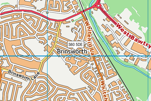 S60 5DE map - OS VectorMap District (Ordnance Survey)