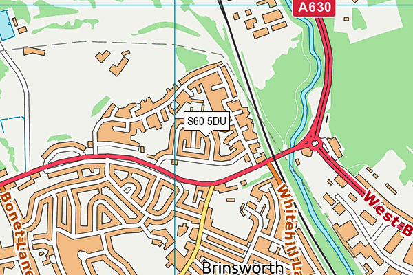 S60 5DU map - OS VectorMap District (Ordnance Survey)