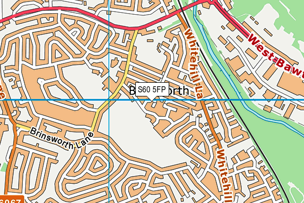S60 5FP map - OS VectorMap District (Ordnance Survey)