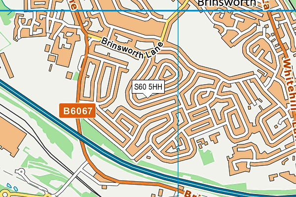 S60 5HH map - OS VectorMap District (Ordnance Survey)