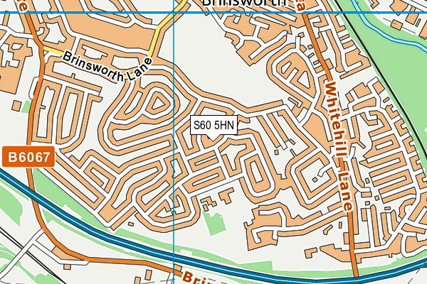 S60 5HN map - OS VectorMap District (Ordnance Survey)