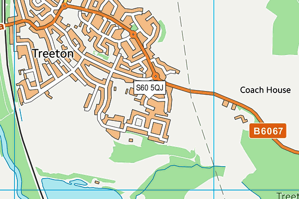 S60 5QJ map - OS VectorMap District (Ordnance Survey)