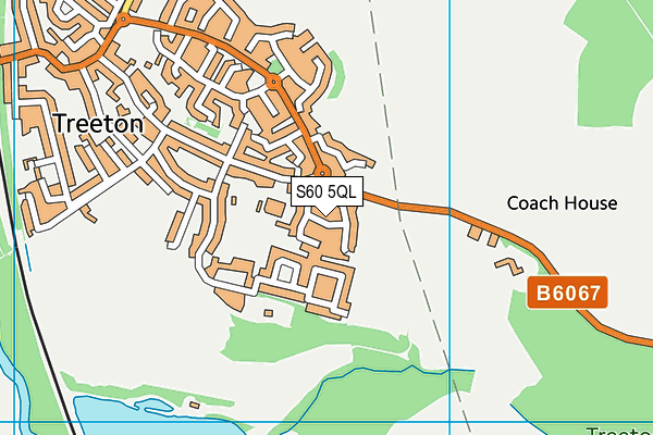 S60 5QL map - OS VectorMap District (Ordnance Survey)