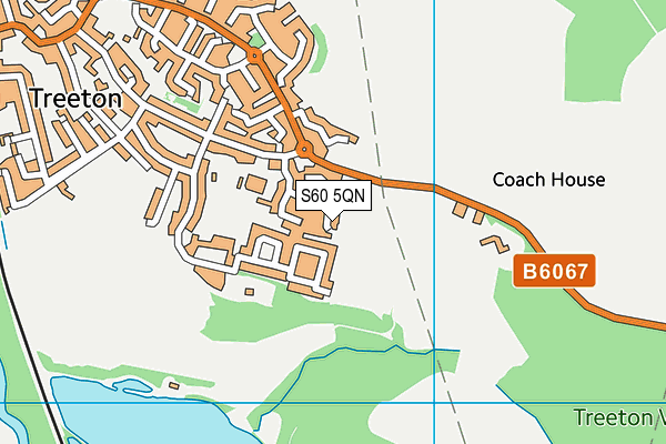 S60 5QN map - OS VectorMap District (Ordnance Survey)