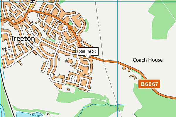 S60 5QQ map - OS VectorMap District (Ordnance Survey)