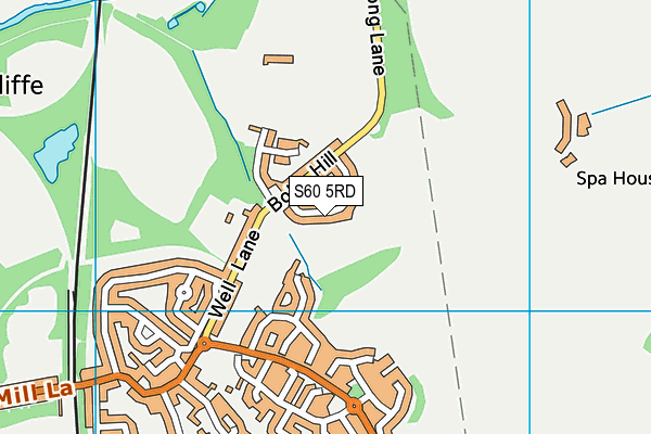 S60 5RD map - OS VectorMap District (Ordnance Survey)