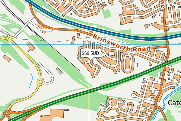 S60 5UD map - OS VectorMap District (Ordnance Survey)