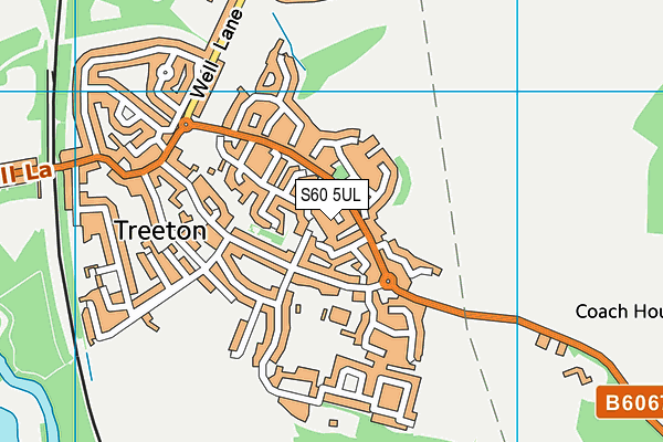 S60 5UL map - OS VectorMap District (Ordnance Survey)