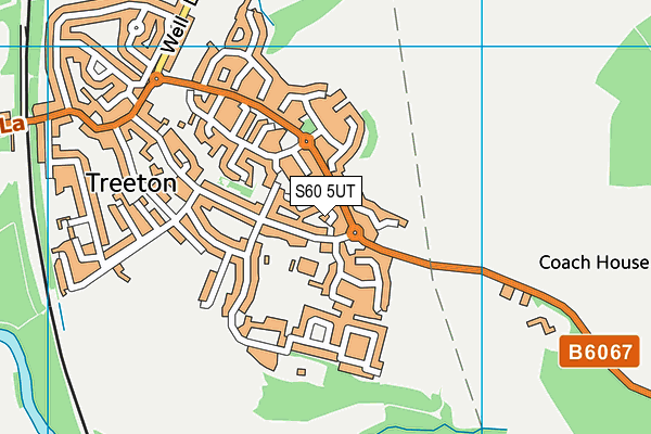 S60 5UT map - OS VectorMap District (Ordnance Survey)