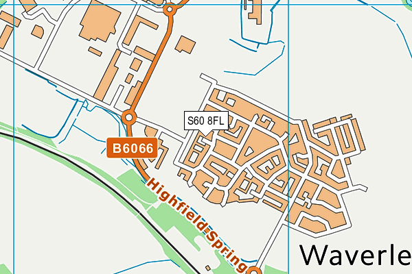 S60 8FL map - OS VectorMap District (Ordnance Survey)