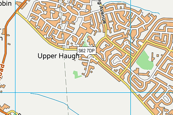 S62 7DP map - OS VectorMap District (Ordnance Survey)