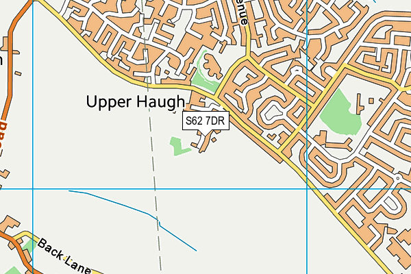 S62 7DR map - OS VectorMap District (Ordnance Survey)