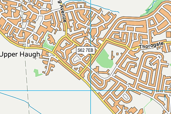 S62 7EB map - OS VectorMap District (Ordnance Survey)
