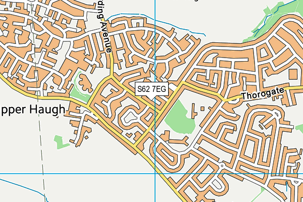 S62 7EG map - OS VectorMap District (Ordnance Survey)