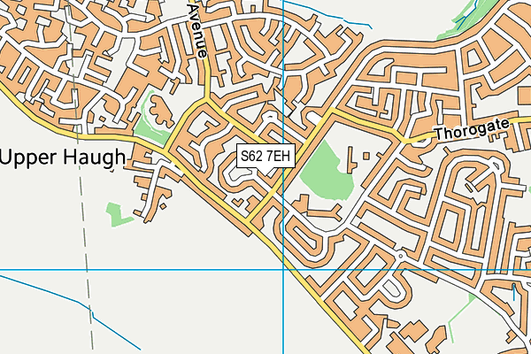 S62 7EH map - OS VectorMap District (Ordnance Survey)