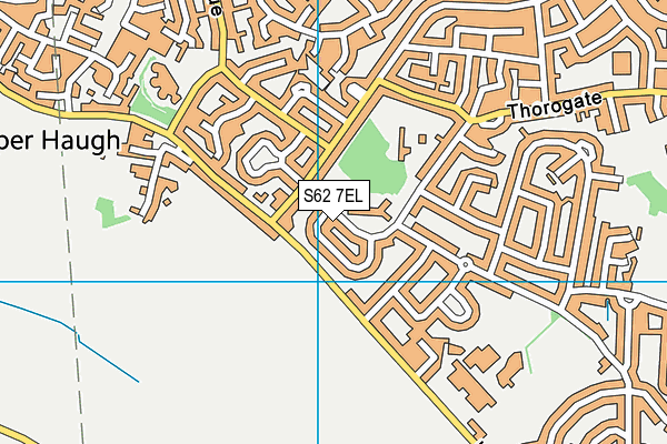 S62 7EL map - OS VectorMap District (Ordnance Survey)