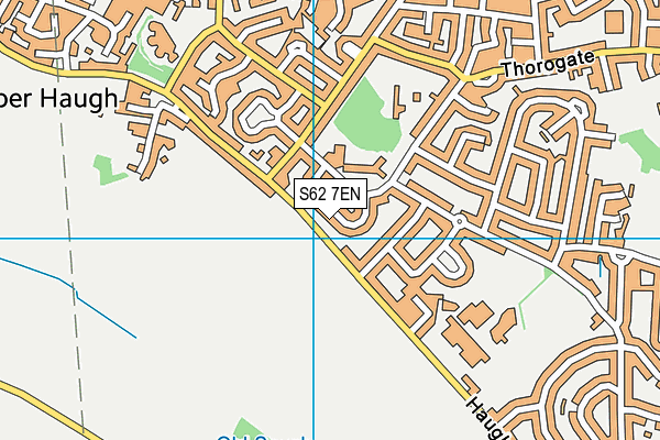 S62 7EN map - OS VectorMap District (Ordnance Survey)