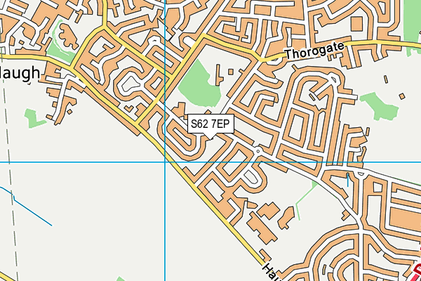 S62 7EP map - OS VectorMap District (Ordnance Survey)