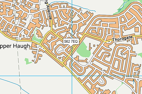 S62 7EQ map - OS VectorMap District (Ordnance Survey)