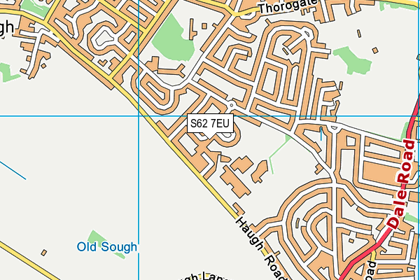 S62 7EU map - OS VectorMap District (Ordnance Survey)