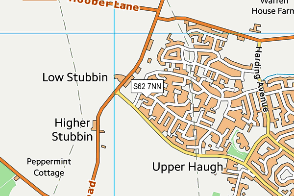 S62 7NN map - OS VectorMap District (Ordnance Survey)