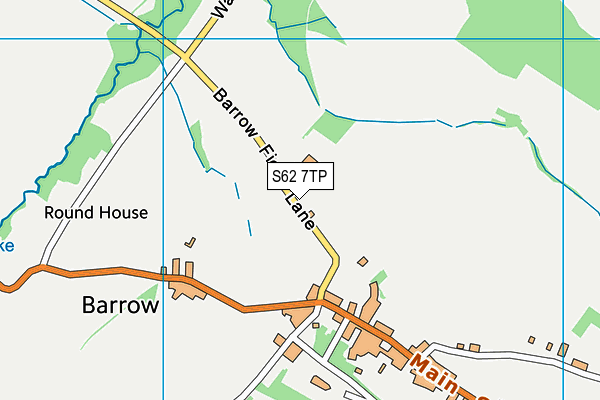 S62 7TP map - OS VectorMap District (Ordnance Survey)
