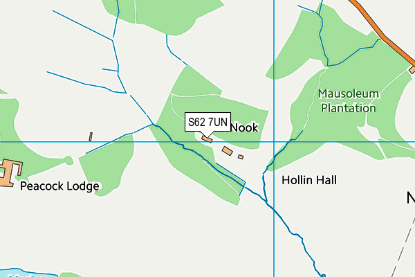 S62 7UN map - OS VectorMap District (Ordnance Survey)
