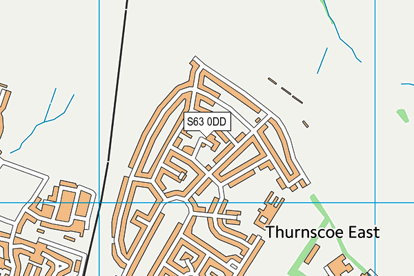 S63 0DD map - OS VectorMap District (Ordnance Survey)