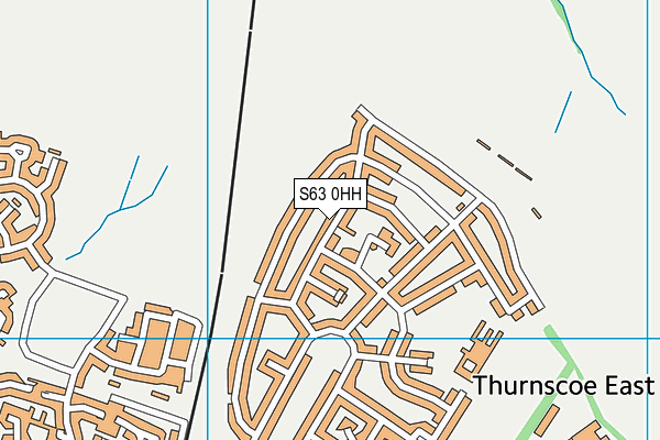 S63 0HH map - OS VectorMap District (Ordnance Survey)