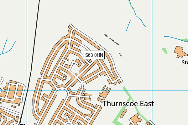 S63 0HN map - OS VectorMap District (Ordnance Survey)