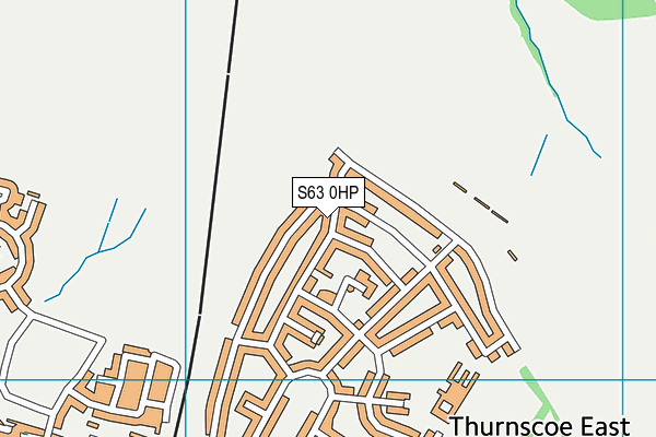 S63 0HP map - OS VectorMap District (Ordnance Survey)