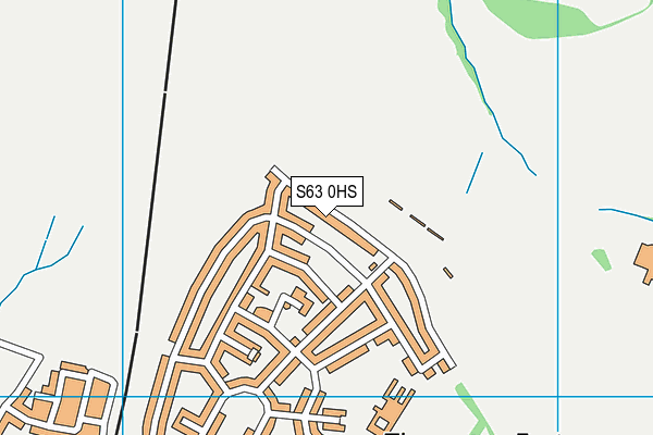 S63 0HS map - OS VectorMap District (Ordnance Survey)