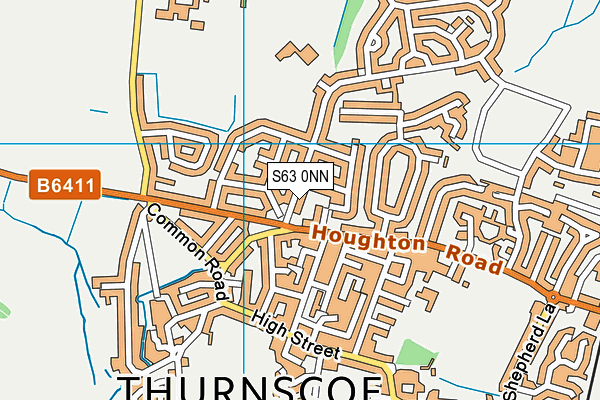 S63 0NN map - OS VectorMap District (Ordnance Survey)