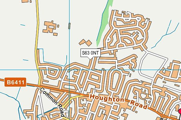 S63 0NT map - OS VectorMap District (Ordnance Survey)