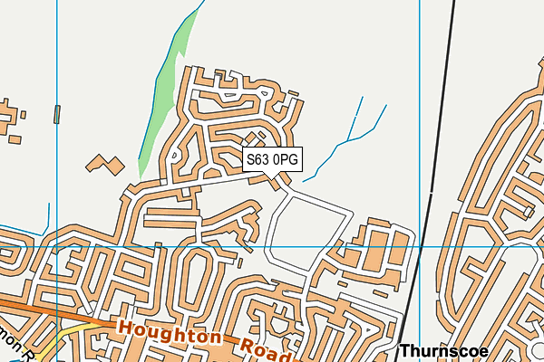 S63 0PG map - OS VectorMap District (Ordnance Survey)