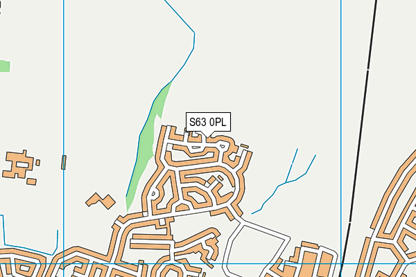 S63 0PL map - OS VectorMap District (Ordnance Survey)