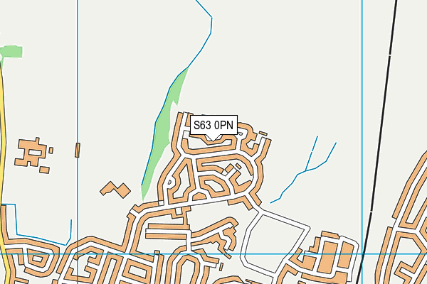 S63 0PN map - OS VectorMap District (Ordnance Survey)